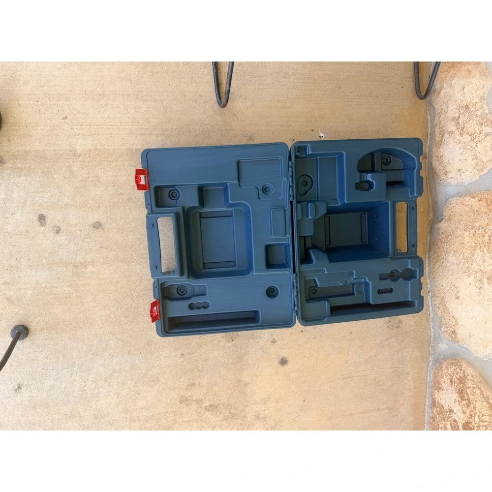 Bosch Blue Plastic Hard Shell Power Tool Carrying Case with Red Latches 19x15x6
